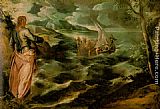 Jacopo Robusti Tintoretto Christ at the Sea of Galilee painting